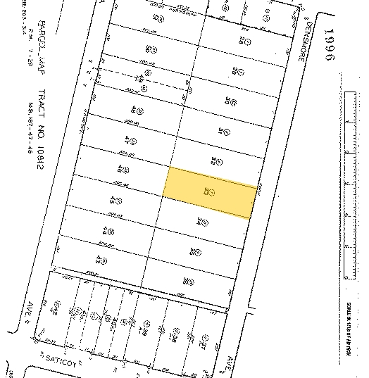 7661 Densmore Ave, Van Nuys, CA à louer - Plan cadastral – Image 2 sur 3