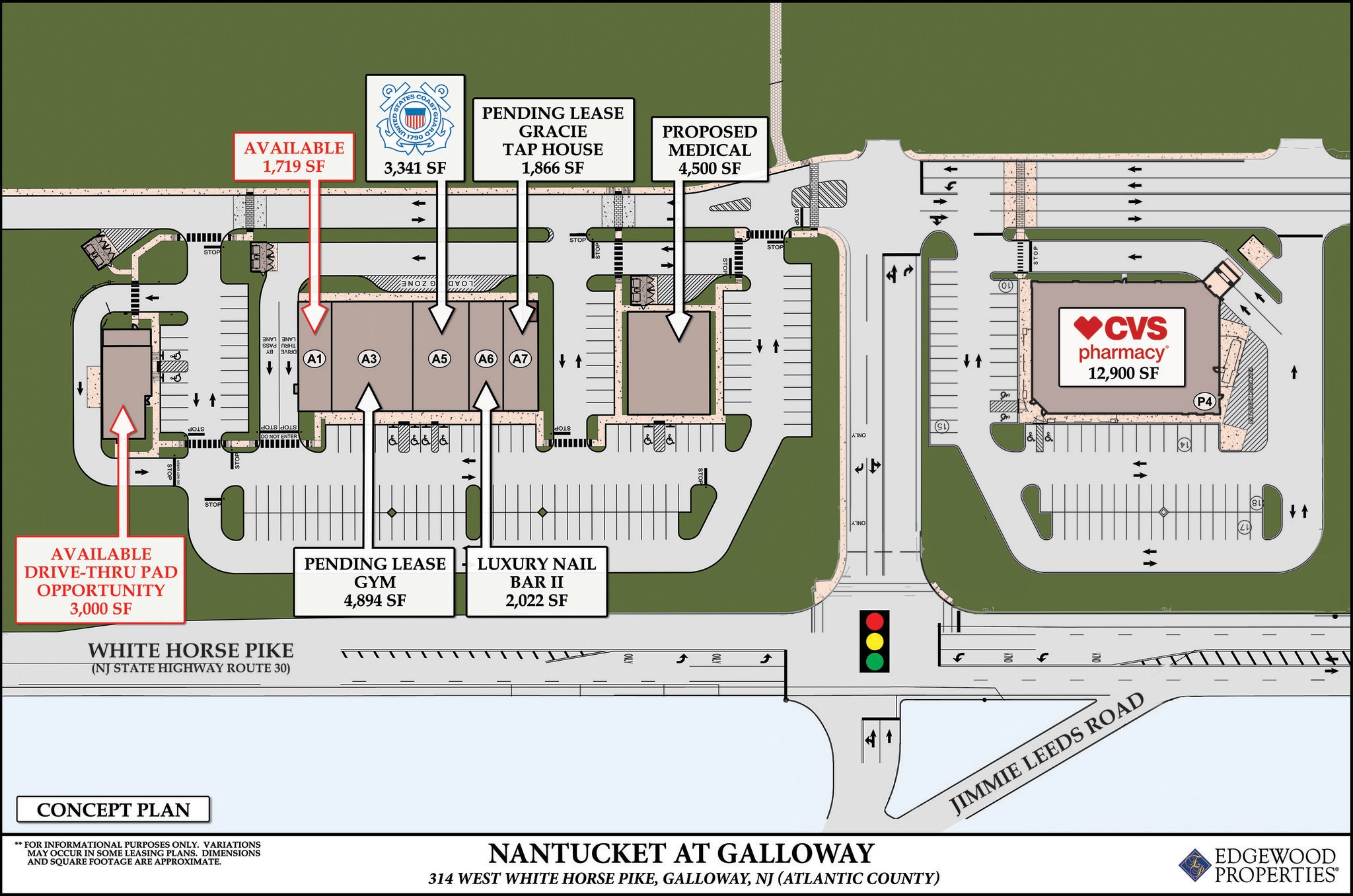 Route 30, Galloway, NJ à louer Plan de site– Image 1 sur 1