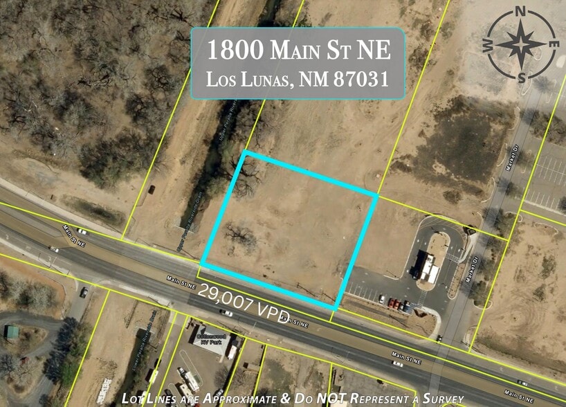 NE Main St, Los Lunas, NM à vendre - Aérien – Image 1 sur 4