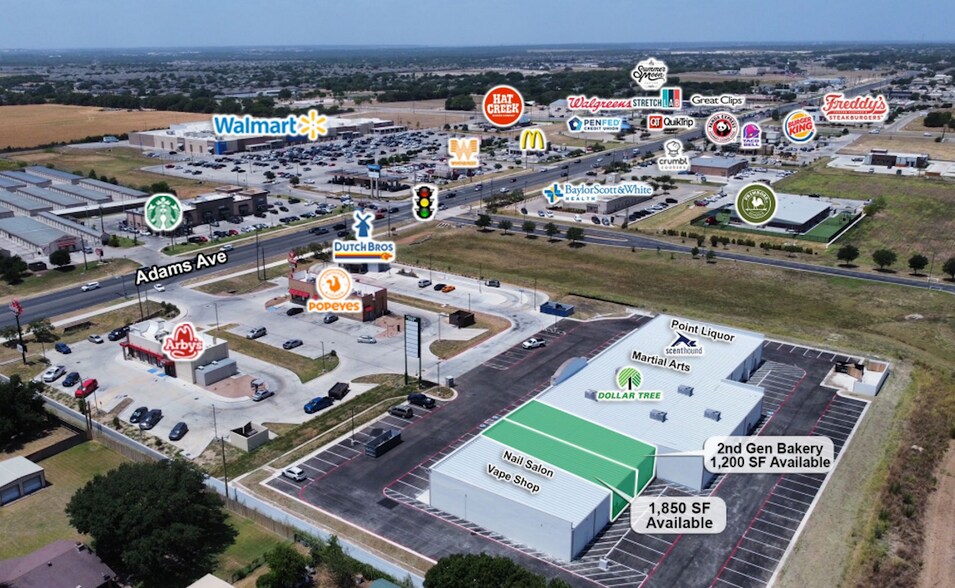 6504 WEST ADAMS, Temple, TX à louer - Photo de l’immeuble – Image 2 sur 8