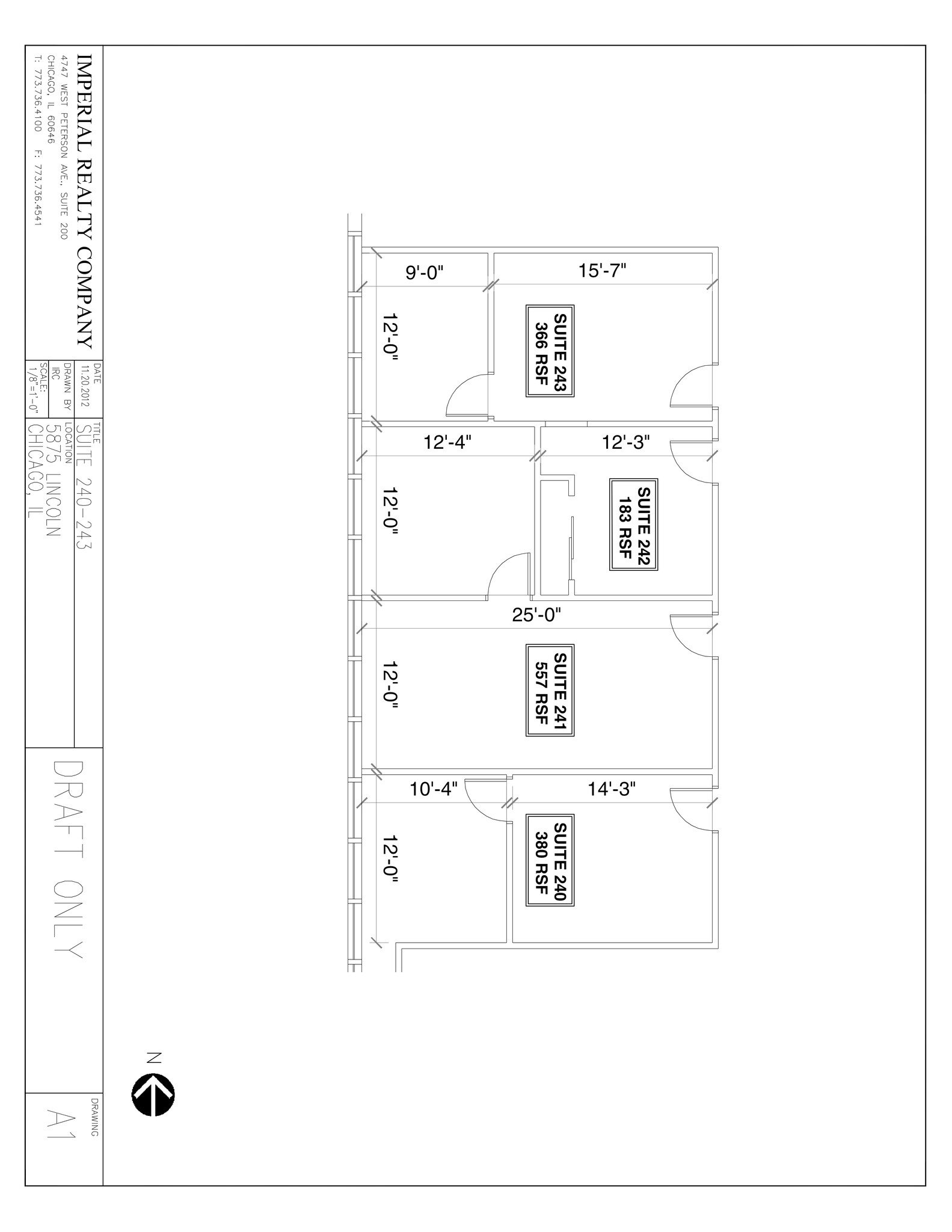 5875 N Lincoln Ave, Chicago, IL à louer Plan de site– Image 1 sur 1