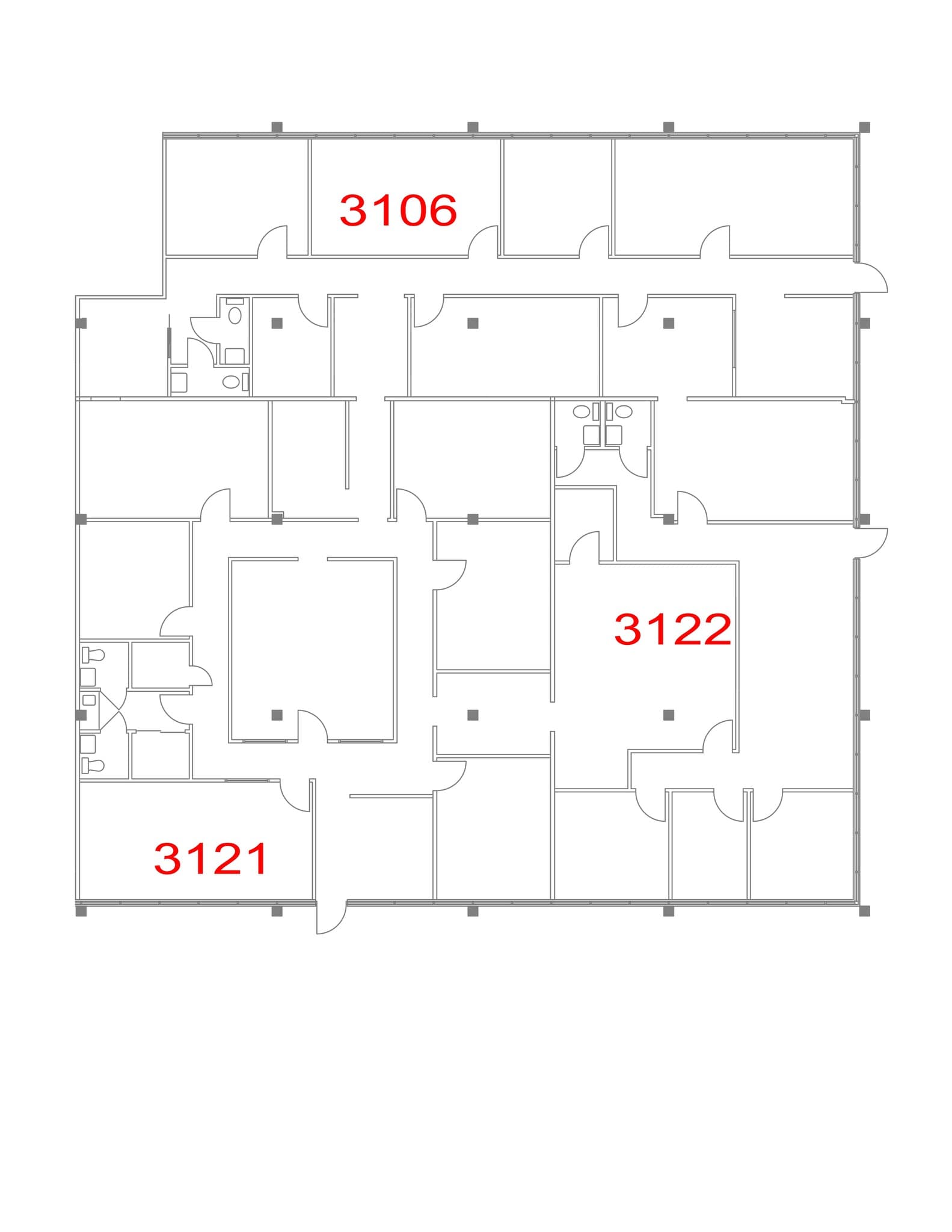 3910-3980 RCA Blvd, Palm Beach Gardens, FL à louer Plan de site– Image 1 sur 1