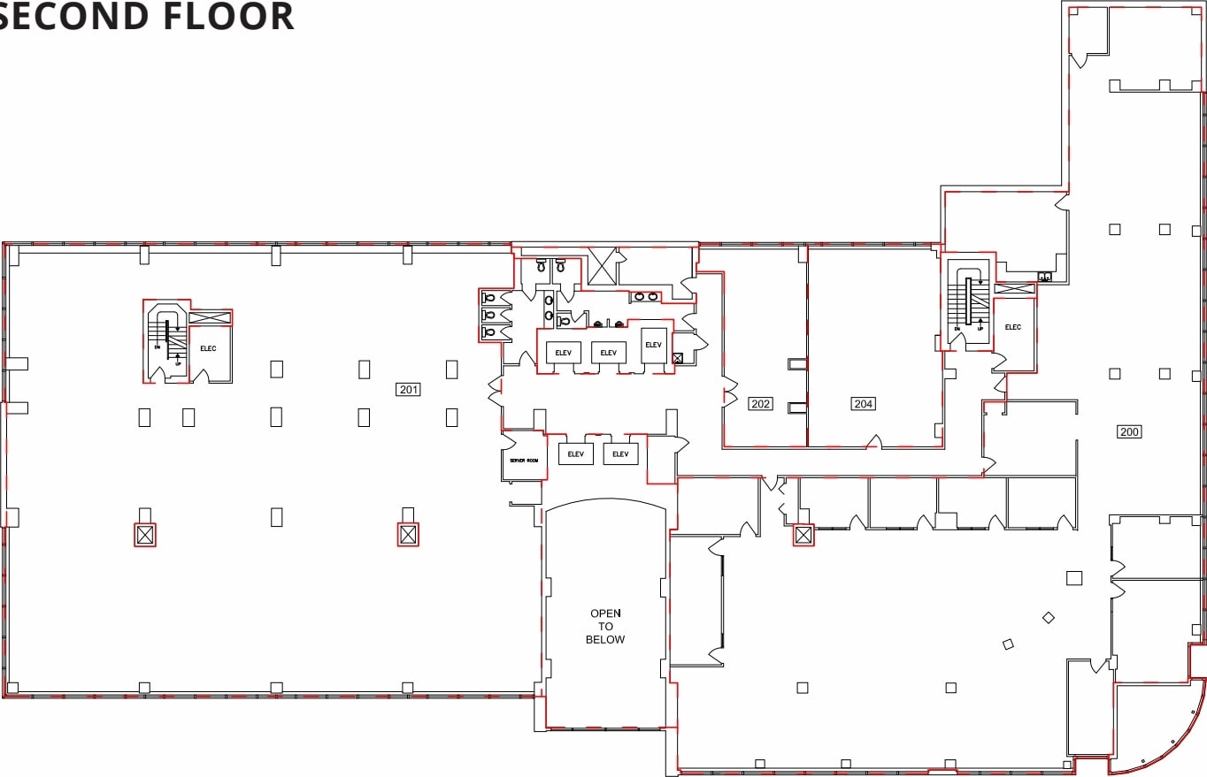 10830 Jasper Ave NW, Edmonton, AB à louer Plan d’étage– Image 1 sur 1