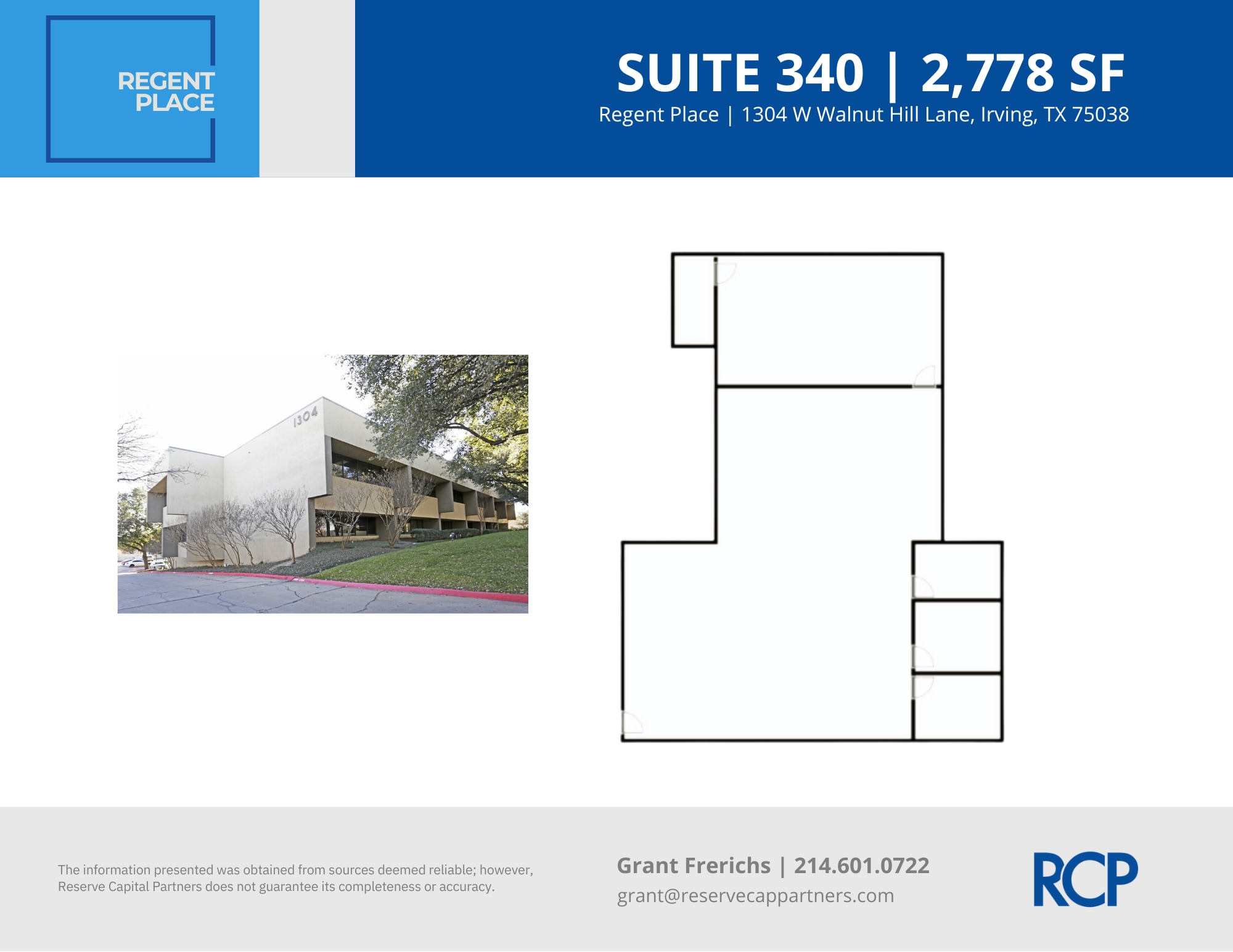 1304 W Walnut Hill Ln, Irving, TX à vendre Plan d’étage– Image 1 sur 3