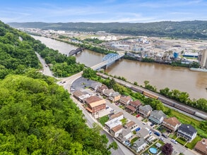 1556 Island Ave, McKees Rocks, PA - VUE AÉRIENNE  vue de carte
