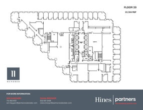 1100 Louisiana St, Houston, TX à louer Plan d’étage– Image 1 sur 1