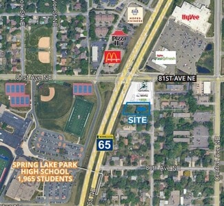 Plus de détails pour 8059 NE Highway 65, Spring Lake Park, MN - Terrain à louer