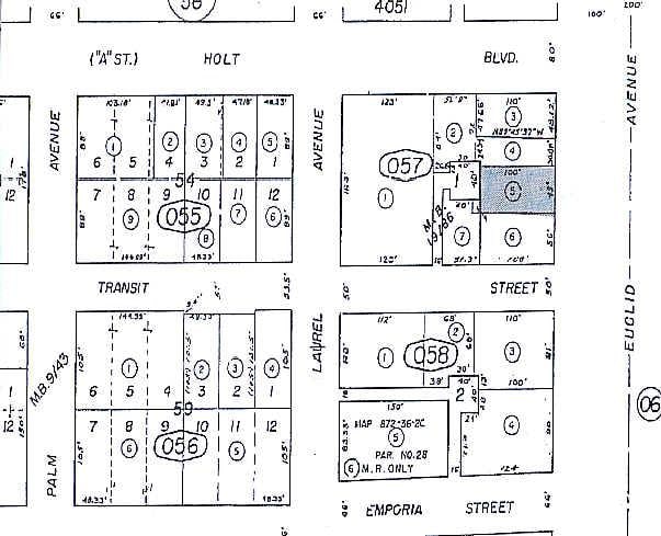 110 S Euclid Ave, Ontario, CA à louer - Plan cadastral – Image 2 sur 3