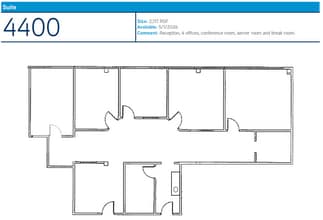 5440 Morehouse Dr, San Diego, CA à louer Plan d’étage– Image 1 sur 1