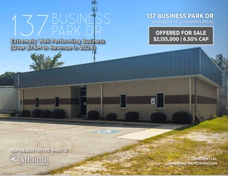 Plus de détails pour 137 Business Park Dr, Lexington, SC - Industriel/Logistique à vendre
