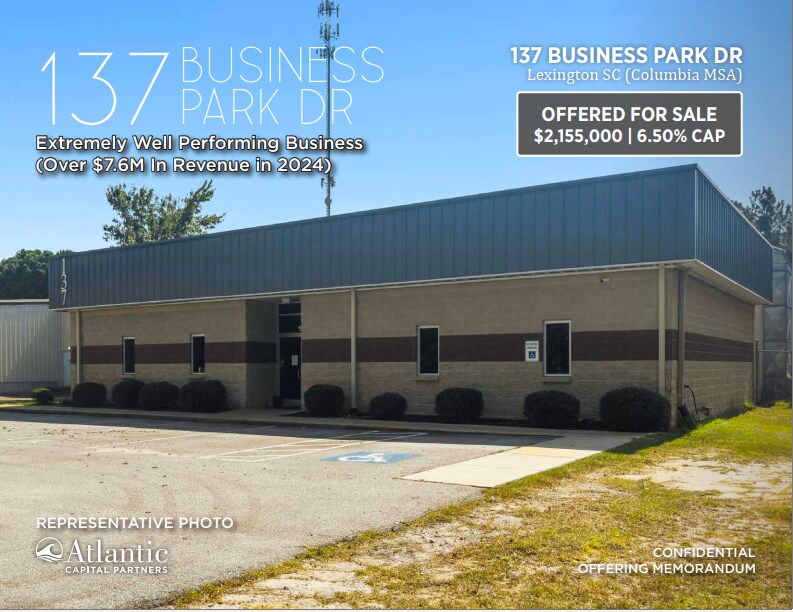 137 Business Park Dr, Lexington, SC à vendre Photo principale– Image 1 sur 5