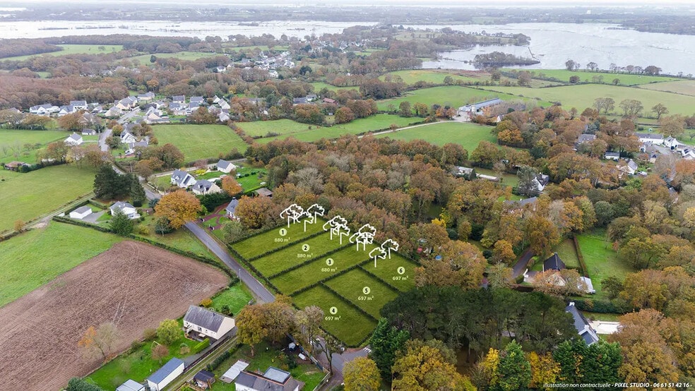 Terrain dans Besné à vendre - Aérien – Image 1 sur 1