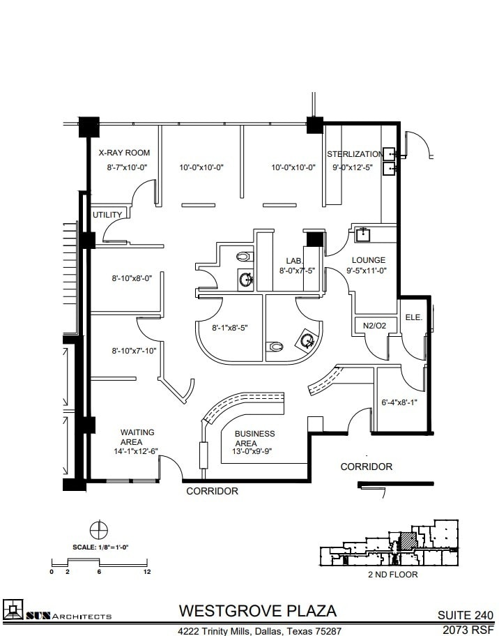 4222 Trinity Mills Rd, Dallas, TX à louer Plan d’étage– Image 1 sur 1