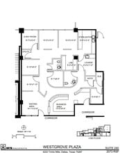 4222 Trinity Mills Rd, Dallas, TX à louer Plan d’étage– Image 1 sur 1