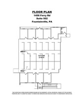 1456 Ferry Rd, Doylestown, PA à louer Plan d’étage– Image 1 sur 1