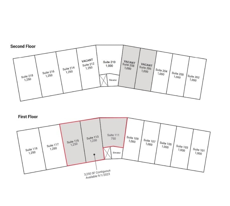 13035 Olive Blvd, Creve Coeur, MO à louer Plan d’étage– Image 1 sur 2