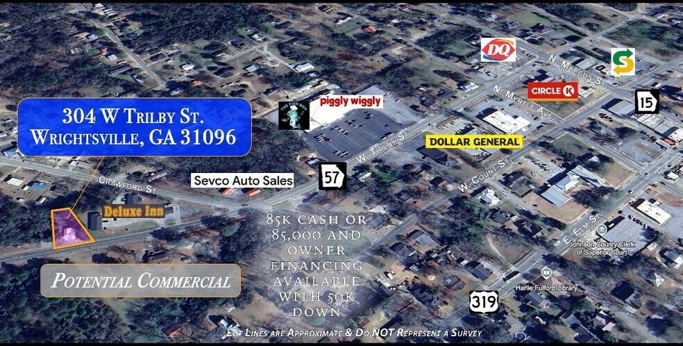 304 Trilby st, Wrightsville, GA à vendre - Photo de l’immeuble – Image 2 sur 7