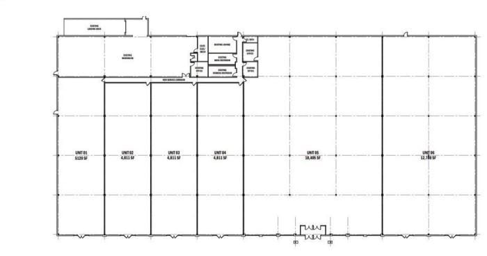 1500-1550 Indianapolis Blvd, Schererville, IN à louer Plan d’étage– Image 1 sur 1