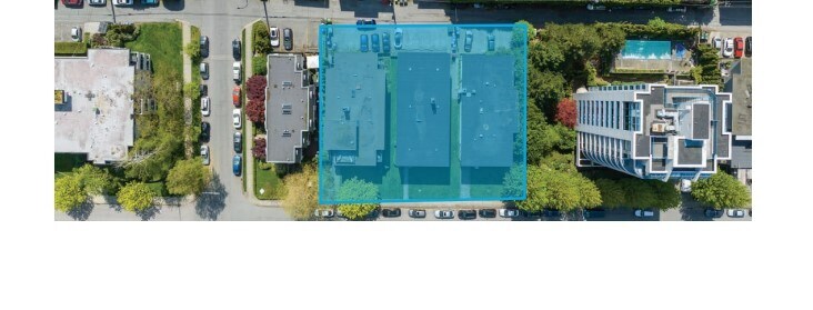 1316-1336 14th Av W, Vancouver, BC à vendre - Aérien – Image 2 sur 2