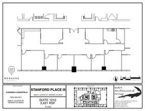 4582 S Ulster St, Denver, CO à louer Plan d’étage– Image 1 sur 1