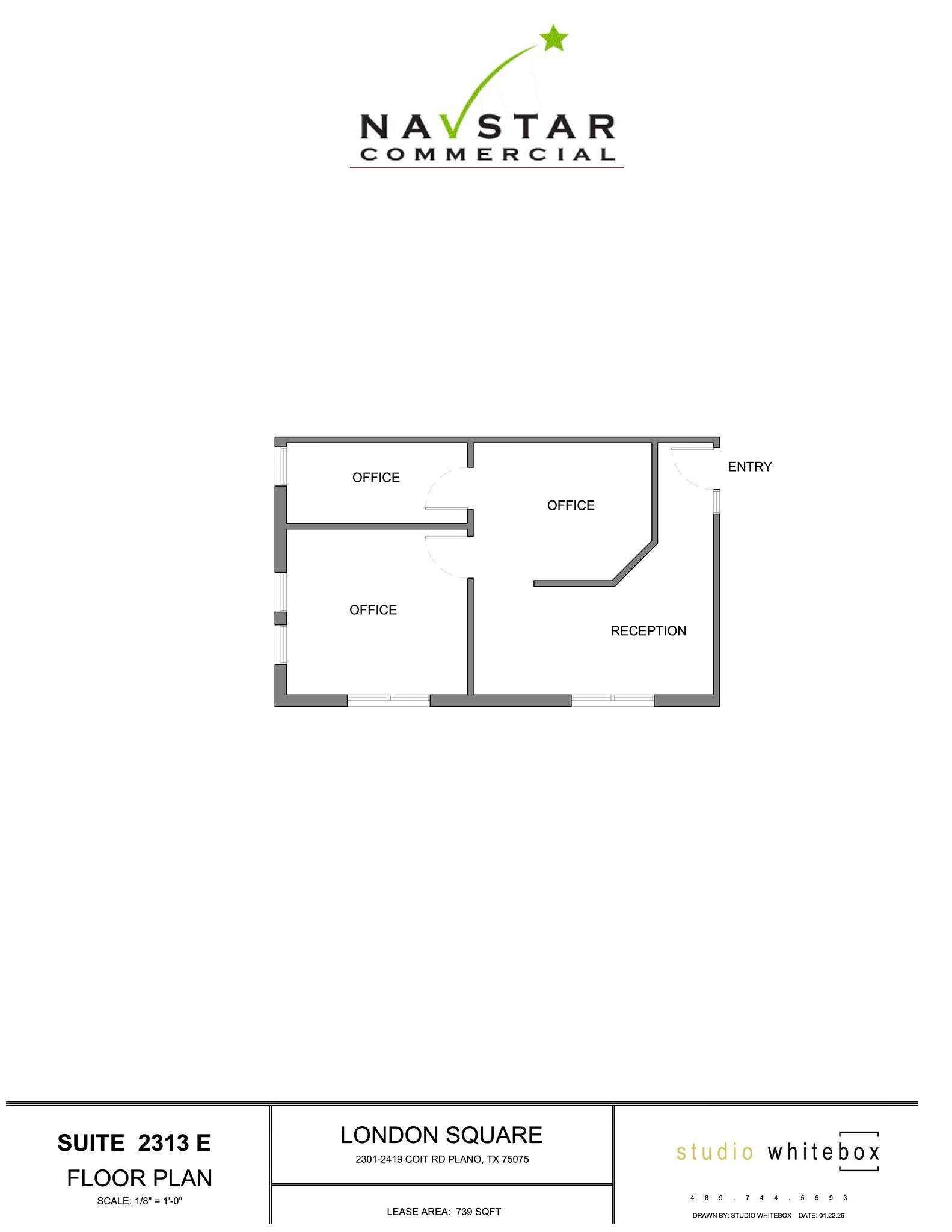 2305 Coit Rd, Plano, TX à louer Plan d’étage– Image 1 sur 1