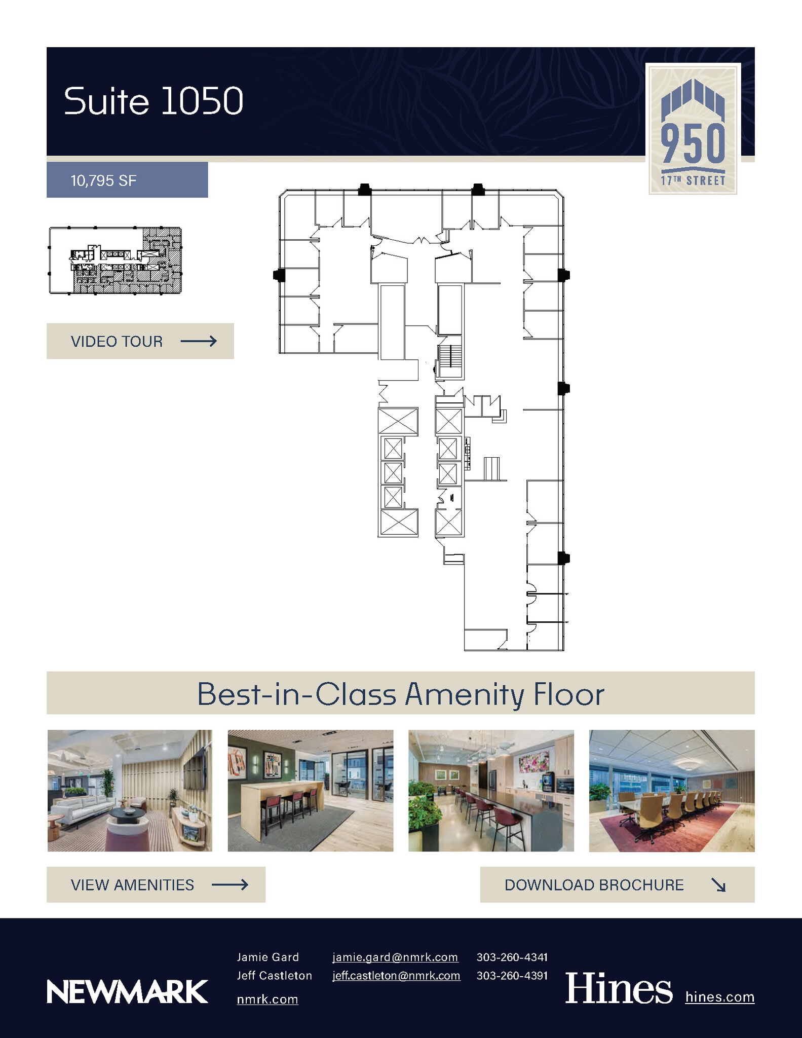 950 17th St, Denver, CO à louer Plan d’étage– Image 1 sur 1