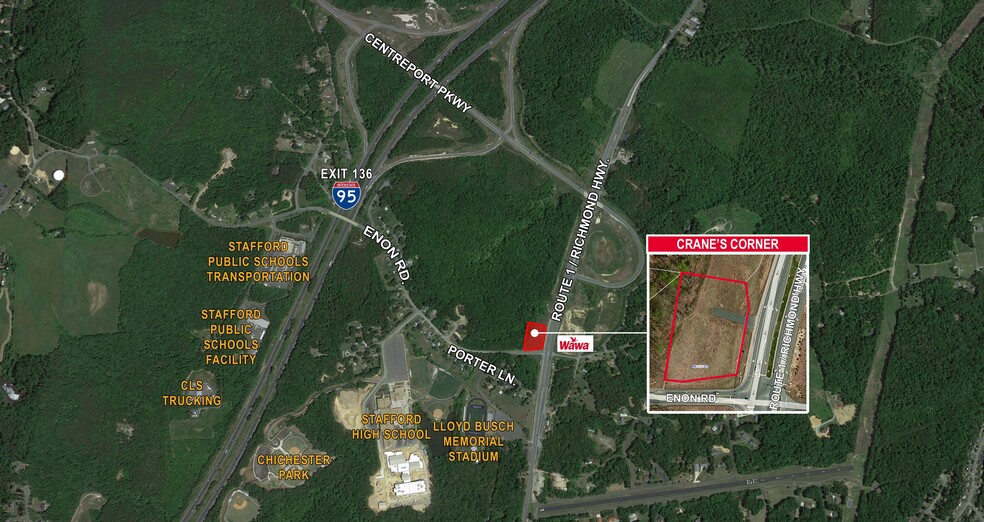 Enon Road & Richmond Highway, Fredericksburg, VA à vendre - Photo de l’immeuble – Image 1 sur 2