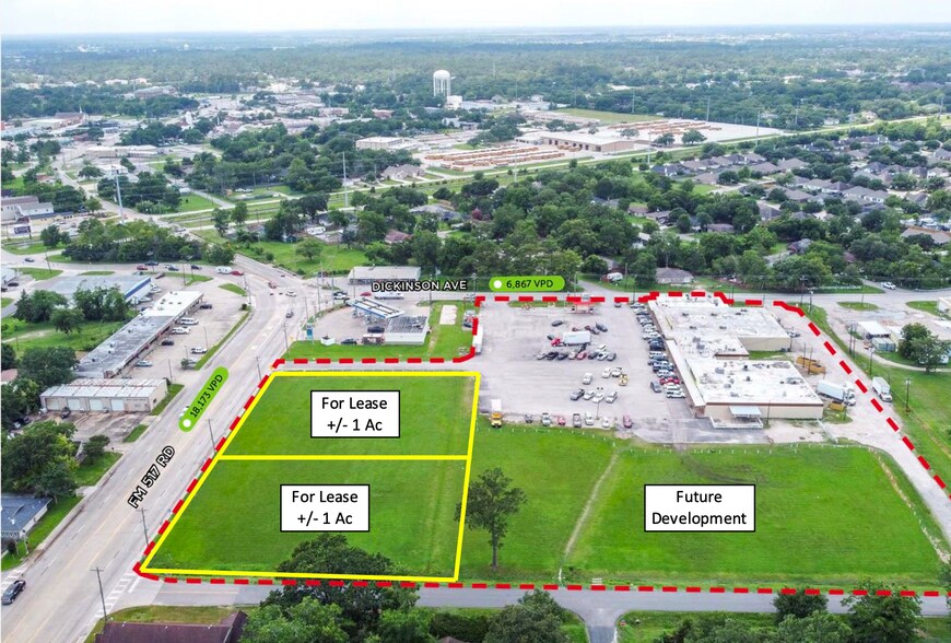 0 FM 517 E Dickinson TX 77539 rd, Dickinson, TX à louer - Aérien – Image 1 sur 1
