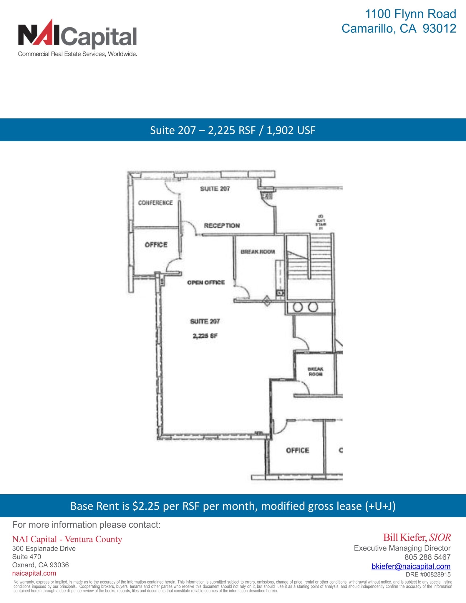 1100 Flynn Rd, Camarillo, CA à louer Plan de site– Image 1 sur 1