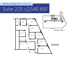 4005 Port Chicago Hwy, Concord, CA à louer Plan d’étage– Image 1 sur 1