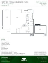 175 W Orangethorpe Ave, Placentia, CA à louer Plan d’étage– Image 1 sur 1