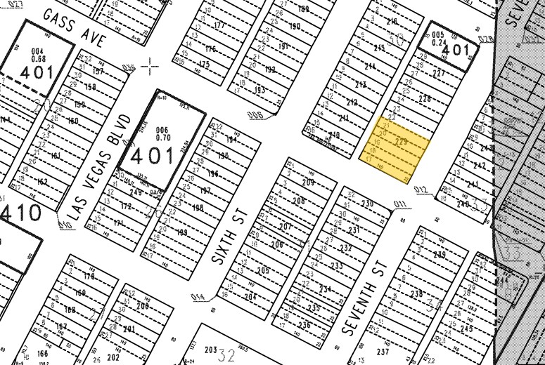 720 S 7th St, Las Vegas, NV à louer - Plan cadastral – Image 3 sur 17