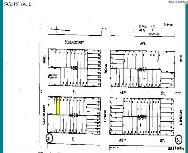 242 E 46th St, Brooklyn, NY à louer - Plan cadastral – Image 2 sur 11