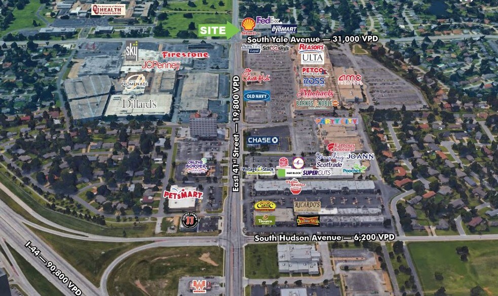 4024 S Yale Ave, Tulsa, OK à louer - Aérien – Image 1 sur 1