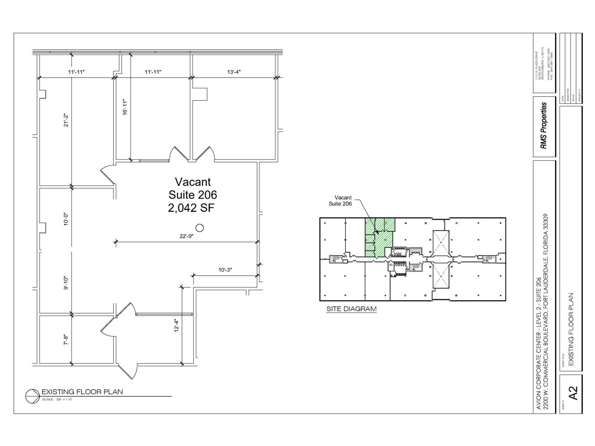 2200 W Commercial Blvd, Fort Lauderdale, FL à louer Plan de site– Image 1 sur 1