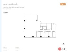 3900 Kilroy Airport Way, Long Beach, CA à louer Plan d’étage– Image 1 sur 1