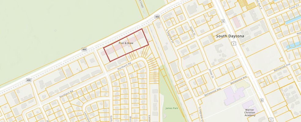 Beville Rd, South Daytona, FL à louer - Plan cadastral – Image 2 sur 2