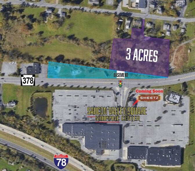 3672 Pa-378, Bethlehem, PA à vendre - Aérien – Image 1 sur 2