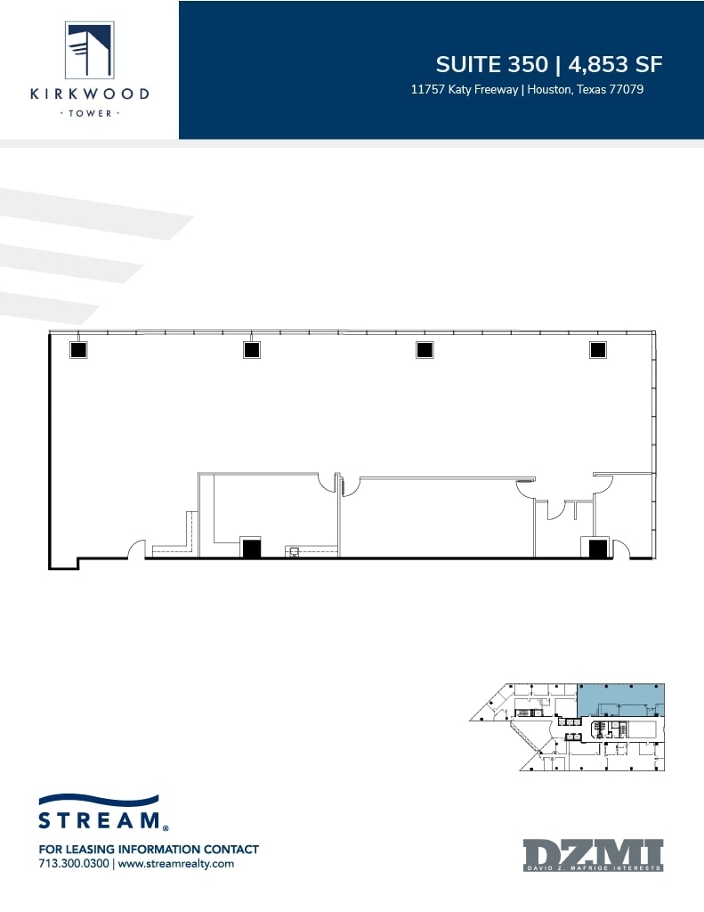 11757 Katy Fwy, Houston, TX à louer Plan d’étage– Image 1 sur 1