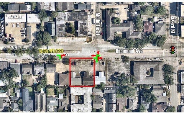 1925-A & 1927 Richmond Avenue portefeuille de 2 biens à vendre sur LoopNet.fr - Aérien – Image 2 sur 11