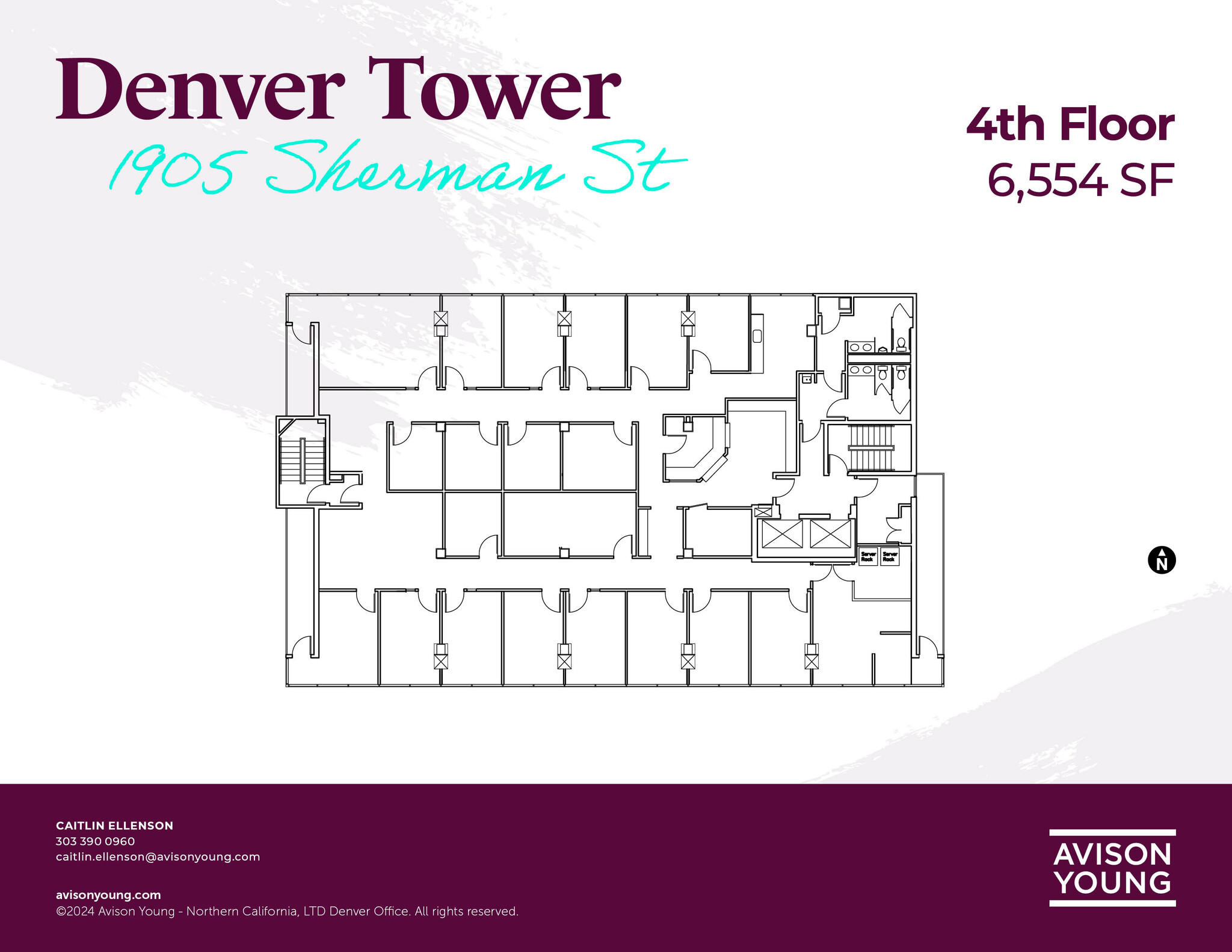 1905 Sherman St, Denver, CO à louer Plan d’étage– Image 1 sur 1