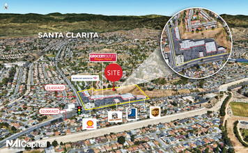 26801-26892 Bouquet Cyn, Santa Clarita, CA - VUE AÉRIENNE  vue de carte - Image1