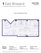 1 E Broward Blvd, Fort Lauderdale, FL à louer Plan d’étage– Image 1 sur 1