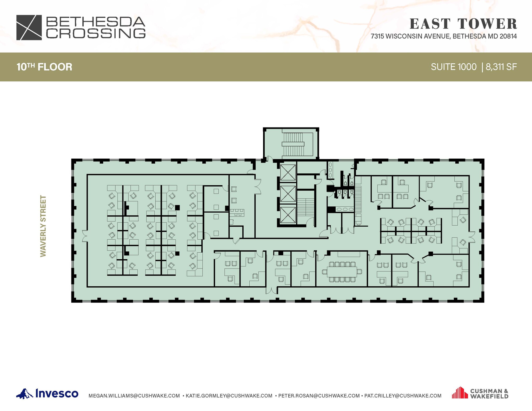 7315 Wisconsin Ave, Bethesda, MD à louer Plan d’étage– Image 1 sur 1