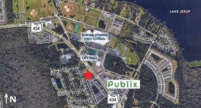 1135 E State Road 434, Winter Springs, FL - VUE AÉRIENNE  vue de carte