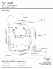 15498 Pine Dr, Romulus, MI à louer Plan de site– Image 1 sur 1