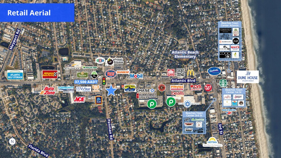 1120 Atlantic Blvd, Neptune Beach, FL à louer - Photo de l’immeuble – Image 2 sur 4