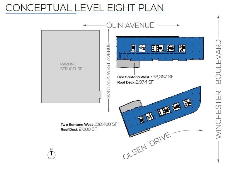3161 Olsen Dr, San Jose, CA à louer Plan d’étage– Image 1 sur 1