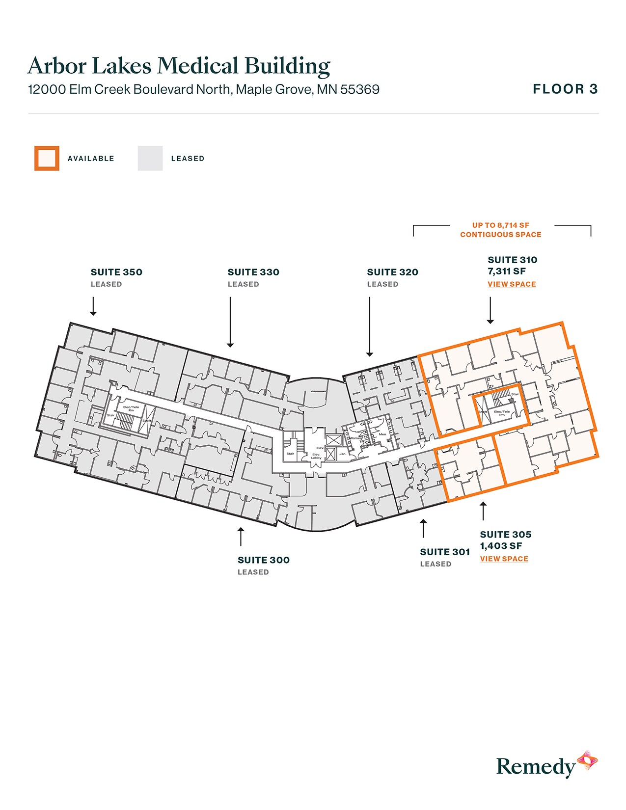 12000 Elm Creek Blvd, Maple Grove, MN à louer Plan d’étage– Image 1 sur 1