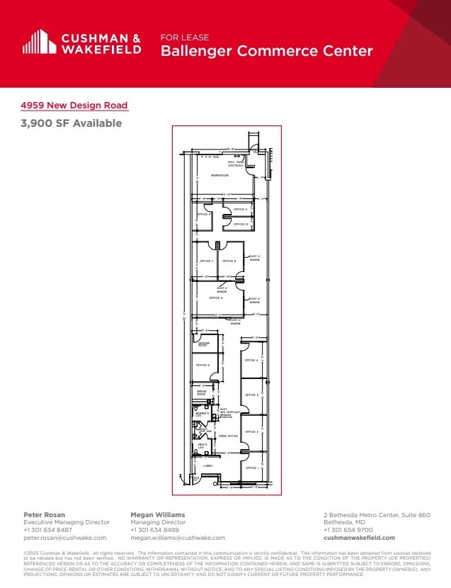 4959 New Design Rd, Frederick, MD à louer Plan d’étage– Image 1 sur 1